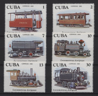 Cuba - 1980 Old Locomotives MNH__(TH-27551) - Neufs