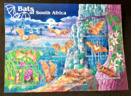 South Africa Bat 2001 Animal Wildlife Fruit Bats (sheetlet) MNH *glow In Dark *unusual - Ongebruikt