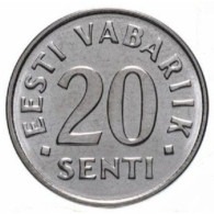 ESTONIA EESTI - 1999 - 20 Senti - KM  23a - UNC - Estonia