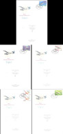 Soviet Union:Russia:USSR:FDC Covers Serie Gliders, 60 Years Soviet Gliders Sport, 1983 - FDC