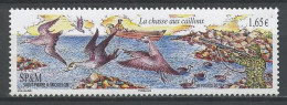 SPM Miquelon 2010 N° 984 ** Neuf MNH Superbe C 6,60 € Faune Oiseaux Chasseurs Fusil Bateaux Barque Birds Chasse - Neufs