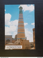 POSTCARD UZBEKISTAN KHIVA THE ISLAM KHOJA MINARET VINTAGE TAJJ - Uzbekistán