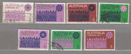 AUSTRALIA 1971 Christmas Complete Set Used (o) Mi 479-485 #33585 - Oblitérés