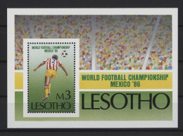 Lesotho - 1986 Soccer World Cup Block MNH__(TH-27814) - Lesotho (1966-...)