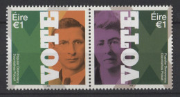 Ireland - 2018 Women's Suffrage Pair MNH__(TH-26403) - Unused Stamps