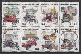 Marshall Islands - 2002 Historic Automobiles (II) Block Of Eight MNH__(TH-25045) - Marshall Islands