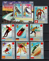 Equatorial Guinea 1972 Olympic Games Sapporo Set Of 7 + S/s MNH - Hiver 1972: Sapporo