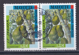 Mayotte  2002  Y&T  N ° 138  Paire Oblitérée - Used Stamps
