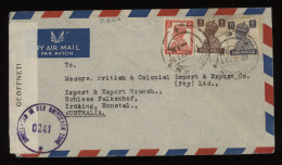 India 1947 Censored Air Mail Cover To Australia__(9660) - Luchtpost