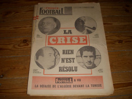 FRANCE FOOTBALL 1181 19.11.1968 ALGERIE MARSEILLE TOMBEAU Des ENTRAINEURS BRESIL - Autres & Non Classés