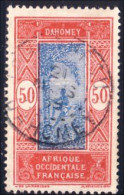 372 AOF Dahomey 50c Cocotiers Coconuts Belle Obliteration (f3-AEF-205) - Unused Stamps