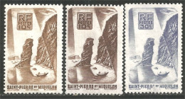 390 St-Pierre Miquelon Roc De Langlade Rock Sans Gomme (f3-SPM-152) - Used Stamps