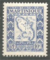 381 Martinique 1947 Taxe MNH ** Neuf SC (f3-MAR-20) - Autres & Non Classés