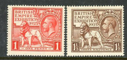 Great Britain1925 "British Empire Exhibition" MH - Ungebraucht