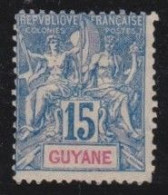 Guyane   .  Y&T   .    35   .    (*)    .    Neuf Sans Gomme - Ungebraucht