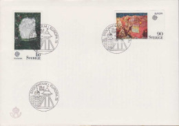 Sweden - FDC 28/4 1975 Europa IV - Målarkonst - FDC