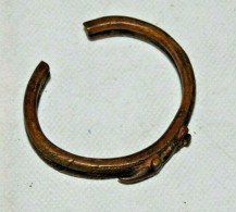 C221 Bijou Ancien Africain - Bracelet Du Burkina Faso En Bronze 2 - Armbänder