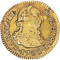 Monnaie, Espagne, Charles III, 1/2 Escudo, 1788, Seville, SUP, Or, KM:425.2 - Primi Conii