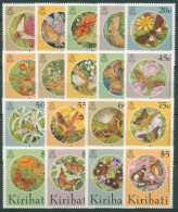 Kiribati 1994 Schmetterlinge Schwärmer Nachtfalter 672/89 Postfrisch - Kiribati (1979-...)