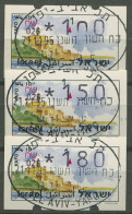 Israel ATM 1994 Jaffa Automat 026 !, Satz 3 Werte, ATM 16 X S Gestempelt - Vignettes D'affranchissement (Frama)