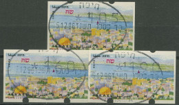 Israel 1996 ATM Tourismus Haifa Mit Phosphorstreifen ATM 31 Y S1 Gestempelt - Vignettes D'affranchissement (Frama)