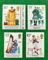 GB GREAT BRITAIN 1976 MINT PHQ CARDS BRITISH CULTURAL TRADITIONS N17 ARCHDRUID MORRIS DANCING - Neufs