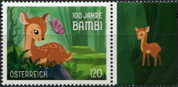 Austria 2023. 100th Anniversary Of Bambi (V) (MNH OG) Stamp - Neufs