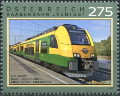 Austria 2022. Raab-Oedenburg-Ebenfurth Railway (MNH OG) Stamp - Neufs