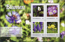 Austria 2023. Flowers (MNH OG) Miniature Sheet - Neufs