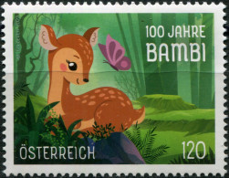 Austria 2023. 100th Anniversary Of Bambi (II) (MNH OG) Stamp - Neufs