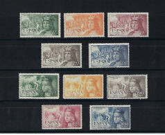 ESPAÑA. Años 1951-52.Isabel Y Fernando Aéreas. - Unused Stamps