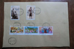 China. 2 Full Set  On Registered Envelope - Lettres & Documents