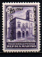 1933 - San Marino 176 Convegno Filatelico  ++++++ - Nuovi
