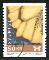 Réf 77 < SUEDE Année 2007 < Yvert N° 2590 Ø Used < SWEDEN < Papillon Papilio Machaon > Détail Aile - Used Stamps