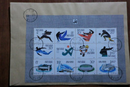 China.Souvenir Sheet  On Registered Envelope - Covers & Documents