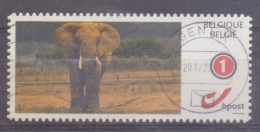 België - Duostamp - Natuur Olifant  - Zonder Papierresten - Used Stamps
