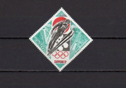 Monaco 1972 Olympic Games Sapporo Stamp MNH - Winter 1972: Sapporo