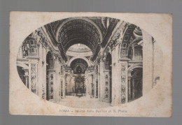 CPA - Italie - Roma - Interno Della Basilica Di S. Pietro - Circulée En 1917 - San Pietro