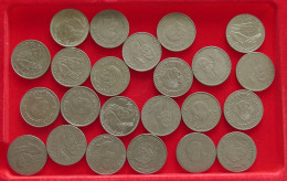 COLLECTION LOT TUNISIA 1/2 DINAR 23PC 185G #xx40 2031 - Tunesië