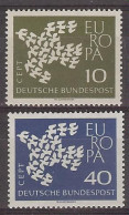 Germany 1961. Europa M=367-68 Y=237-40  (**) - 1961