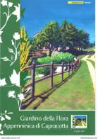 2011 Italia - Repubblica , Folder N. 276 - Giardino Flora Appenninica Di Capraco - Geschenkheftchen