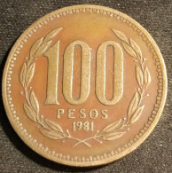 CHILI - CHILE - 100 PESOS 1981 - KM 226.1 ( Date Large ) - Chili