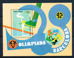 Cabo Verde - 1992 - Olympic Summer Games - Barcelona, Spain - MNH - Kaapverdische Eilanden