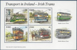 Ierland Irlande Ireland 1987 Yvertnr. Bloc 6 *** MNH Cote 10 € Tramways Irish Trams - Blocs-feuillets