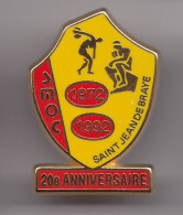 Pin's  SMOC Saint Jean De Braye 1972 - 1992     20 E Anniversaire Dpt 45 Réf 7420JL - Autres & Non Classés