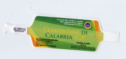 Clementine Di Calabria IGP Italy Etichetta Fruit Frutta - Fruits Et Légumes