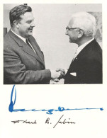 Albert Sabin Polio Vaccine Dr Von Manger Konig 2x Hand Signed Photo - Actors & Comedians