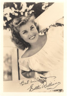 Esther Williams Printed Signed But Hand Appearance Rare Photo - Acteurs & Comédiens