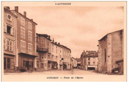 63 . N°49100 . Cunlhat . Place De L Eglise - Cunlhat