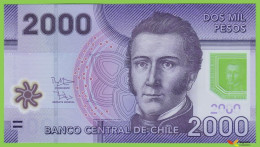 Voyo CHILE 2000 Pesos 2013 P162c B297c EF UNC  Polymer - Chili